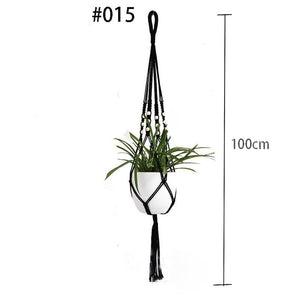 Boho handgemaakte macramé plantenhanger