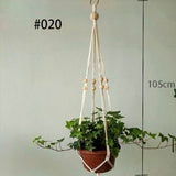 Boho handgemaakte macramé plantenhanger