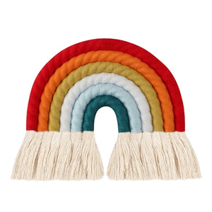 Regenboog Macramé kinderkamer decoratie