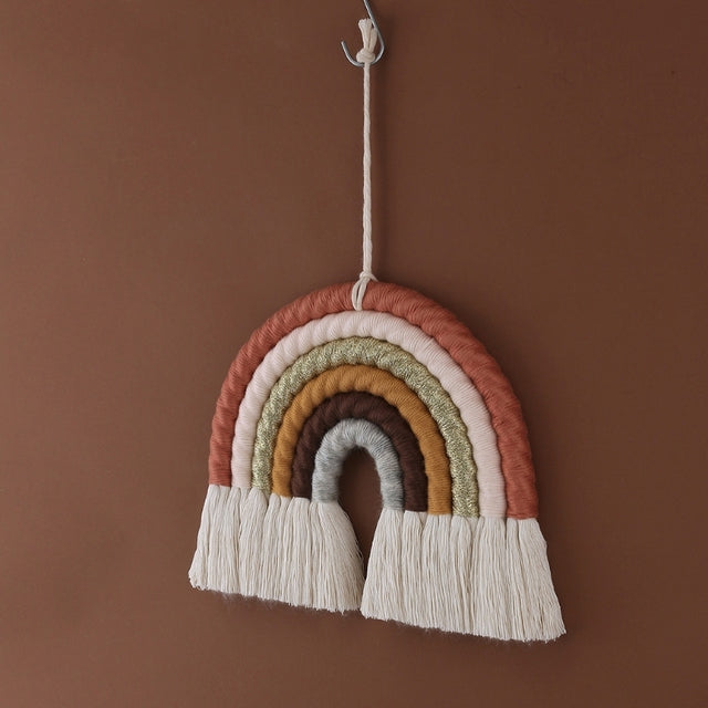 Regenboog Macramé kinderkamer decoratie