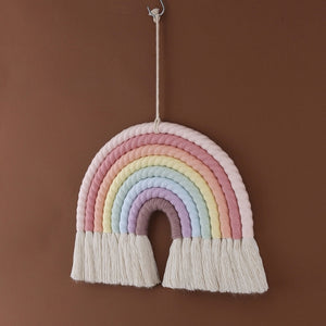 Regenboog Macramé kinderkamer decoratie