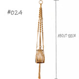 Boho handgemaakte macramé plantenhanger