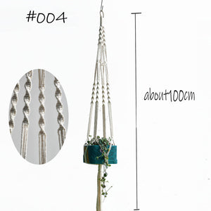 Boho handgemaakte macramé plantenhanger