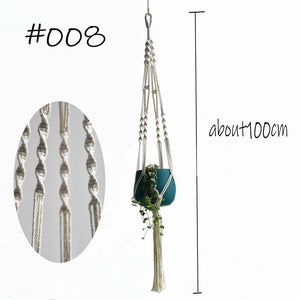 Boho handgemaakte macramé plantenhanger