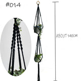 Boho handgemaakte macramé plantenhanger