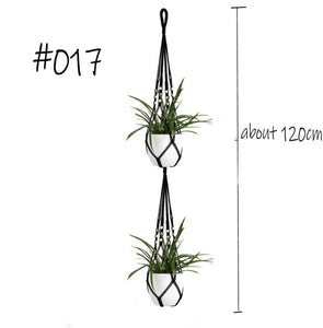 Boho handgemaakte macramé plantenhanger